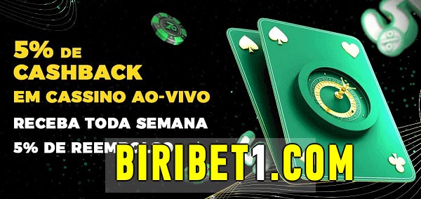 Promoções do cassino ao Vivo biribet 
